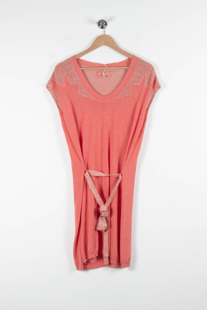 Robe Midi Orange - Taille XS/34 de la marque Zadig&Voltaire | PARAD82465 - Vendu par Paradigme - Image 2