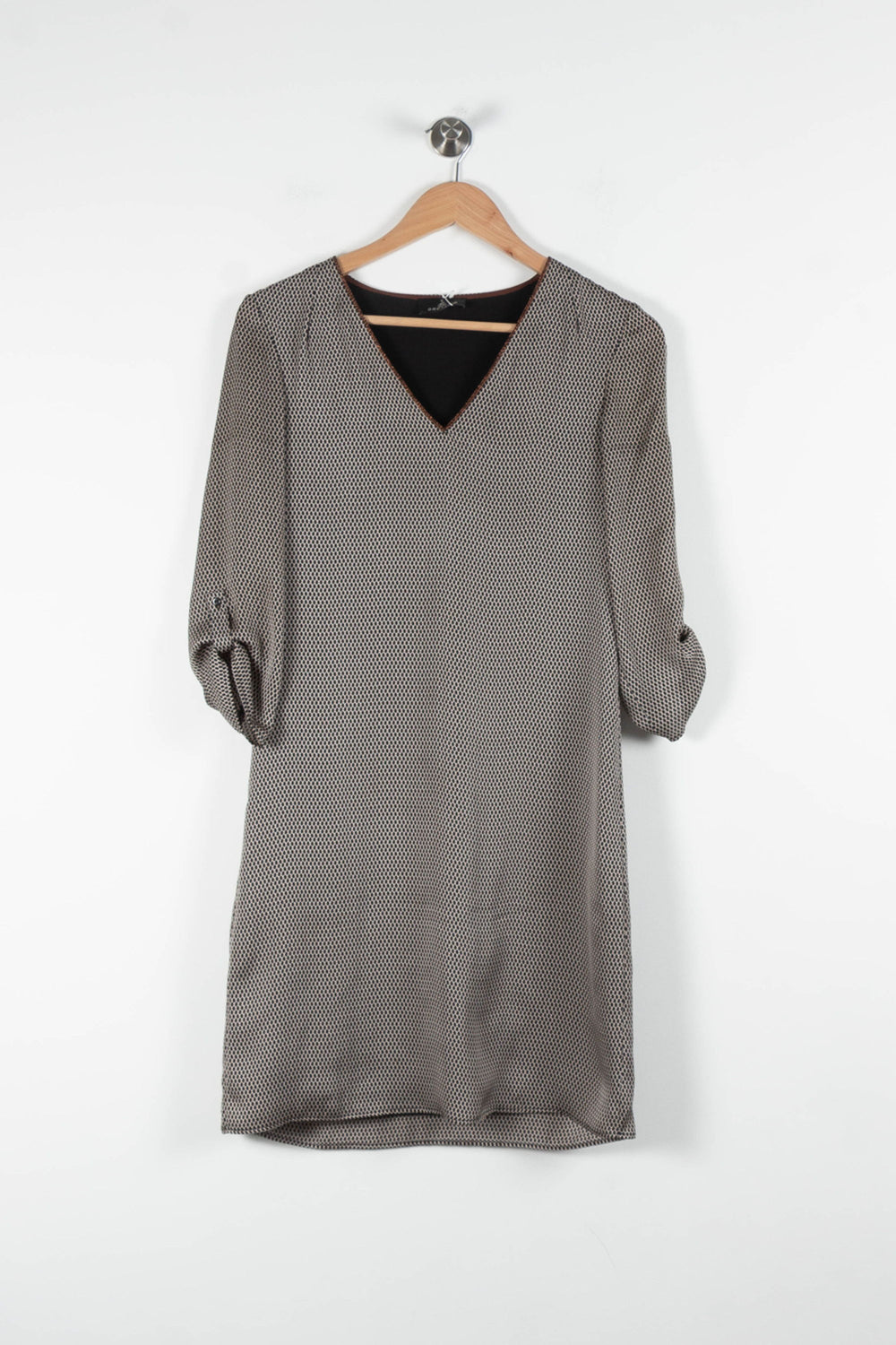 Robe Droite Noire et Blanche - Taille XS/34 de la marque One Step | PARAD82470 - Vendu par Paradigme - Image 2