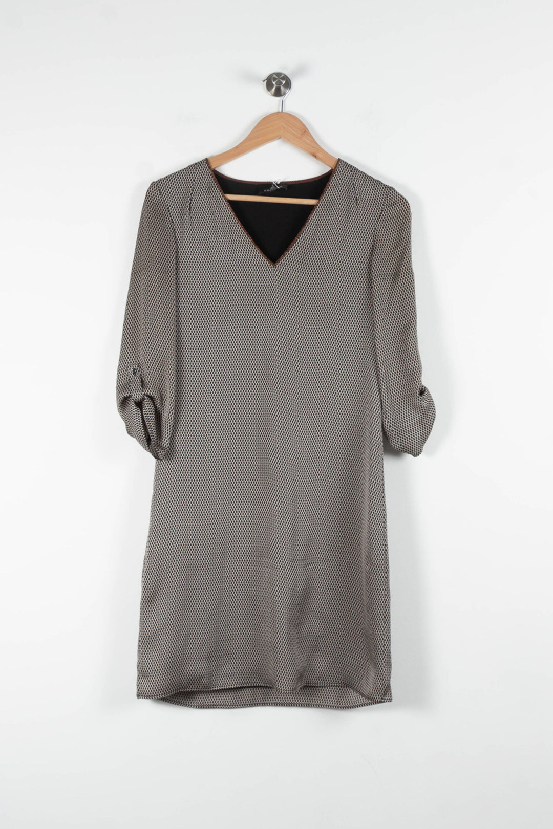 Robe Droite Noire et Blanche - Taille XS/34 de la marque One Step | PARAD82470 - Vendu par Paradigme - Image 2