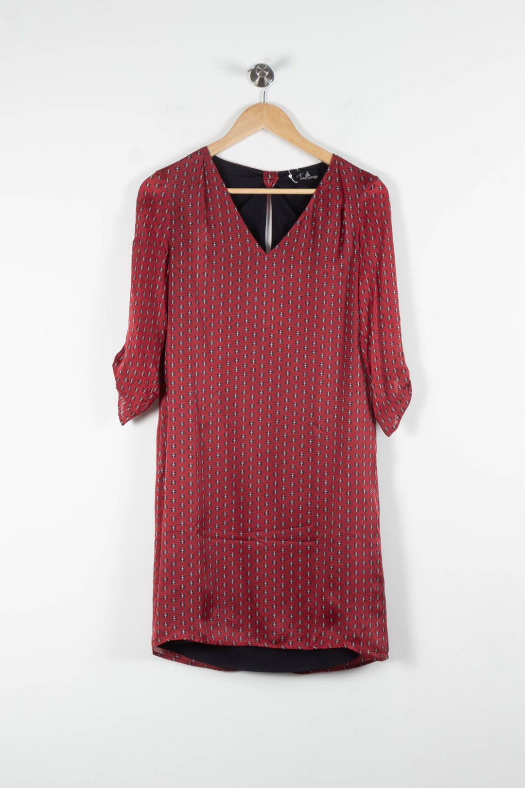 Robe Droite Rouge et Noir - Taille XS/34 de la marque One Step | PARAD82473 - Vendu par Paradigme - Image 2