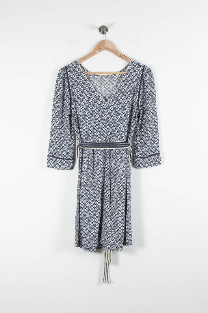 Robe Courte Bleue et Blanche - Taille S/36 de la marque Suncoo | PARAD82478 - Vendu par Paradigme - Image 4