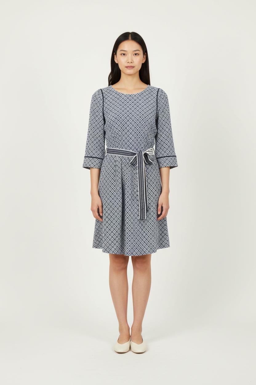 Robe Courte Bleue et Blanche - Taille S/36 de la marque Suncoo | PARAD82478 - Vendu par Paradigme - Image 1