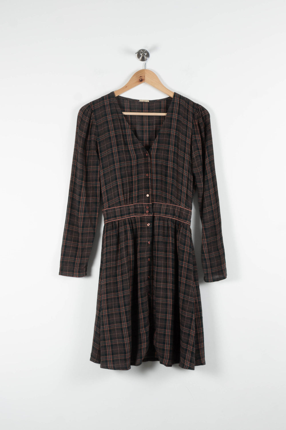 Robe Chemise Marron et Noir - Taille XS/34 de la marque Karl Marc John | PARAD82481 - Vendu par Paradigme - Image 2