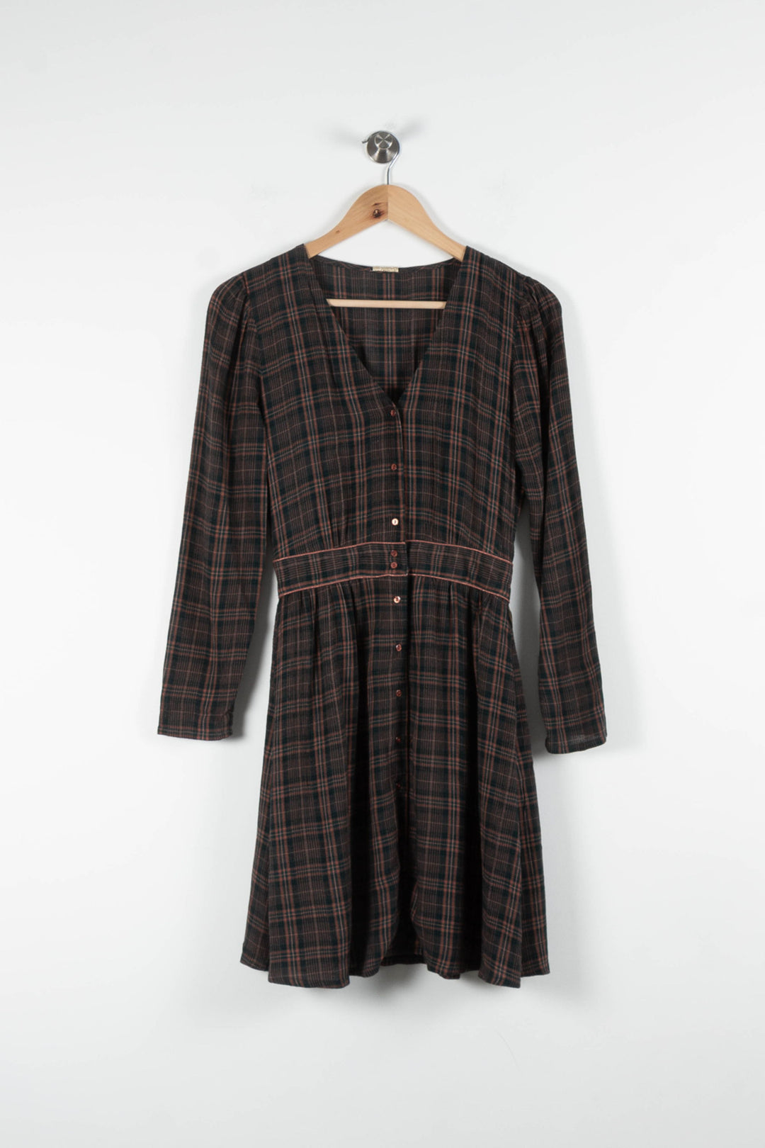 Robe Chemise Marron et Noir - Taille XS/34 de la marque Karl Marc John | PARAD82481 - Vendu par Paradigme - Image 2