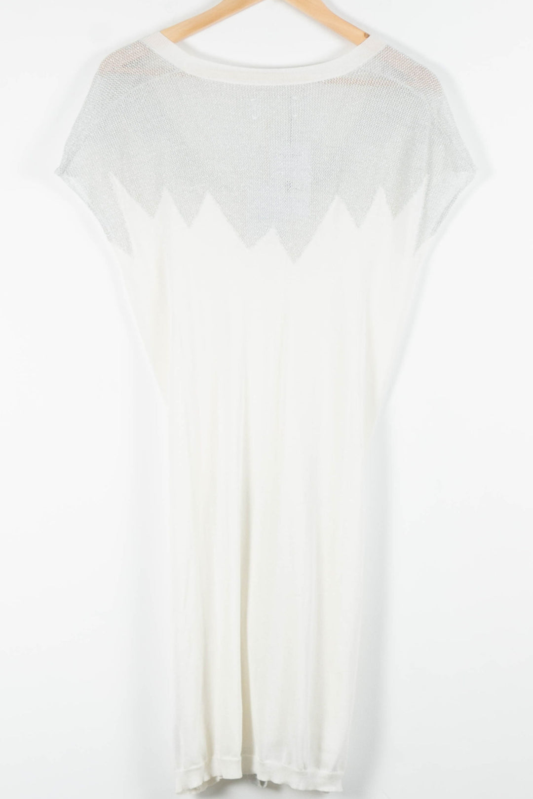 Robe Midi Blanche et Argentée - Taille M/38 de la marque Zadig&Voltaire | PARAD82485 - Vendu par Paradigme - Image 4