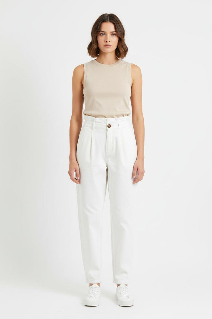 Pantalon Blanc - Taille M/38 de la marque Des petits hauts | PARAD82493 - Vendu par Paradigme - Image 1