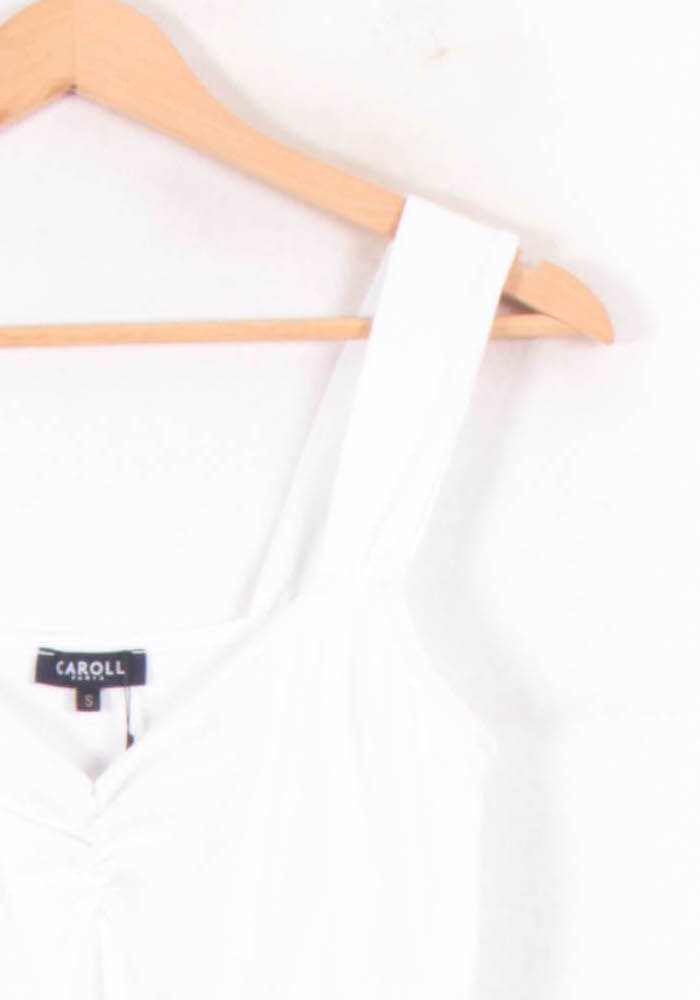 Débardeur Blanc - Taille S/36 de la marque Caroll | PARAD82495 - Vendu par Paradigme - Image 3