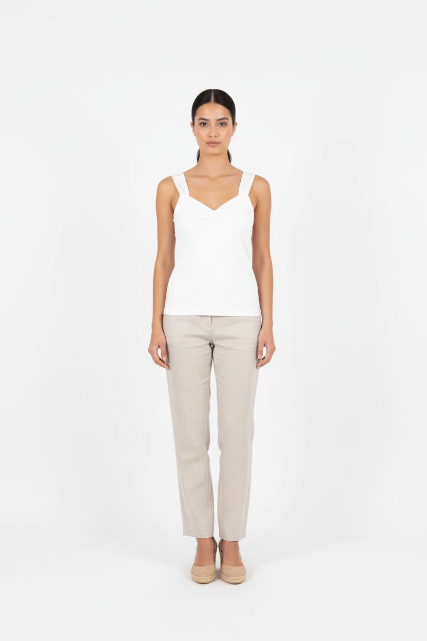 Débardeur Blanc - Taille S/36 de la marque Caroll | PARAD82495 - Vendu par Paradigme - Image 1