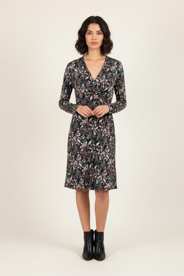 Robe Portefeuille Multicolore - Taille S/36 de la marque La Fée Maraboutée | PARAD82496 - Vendu par Paradigme - Image 1