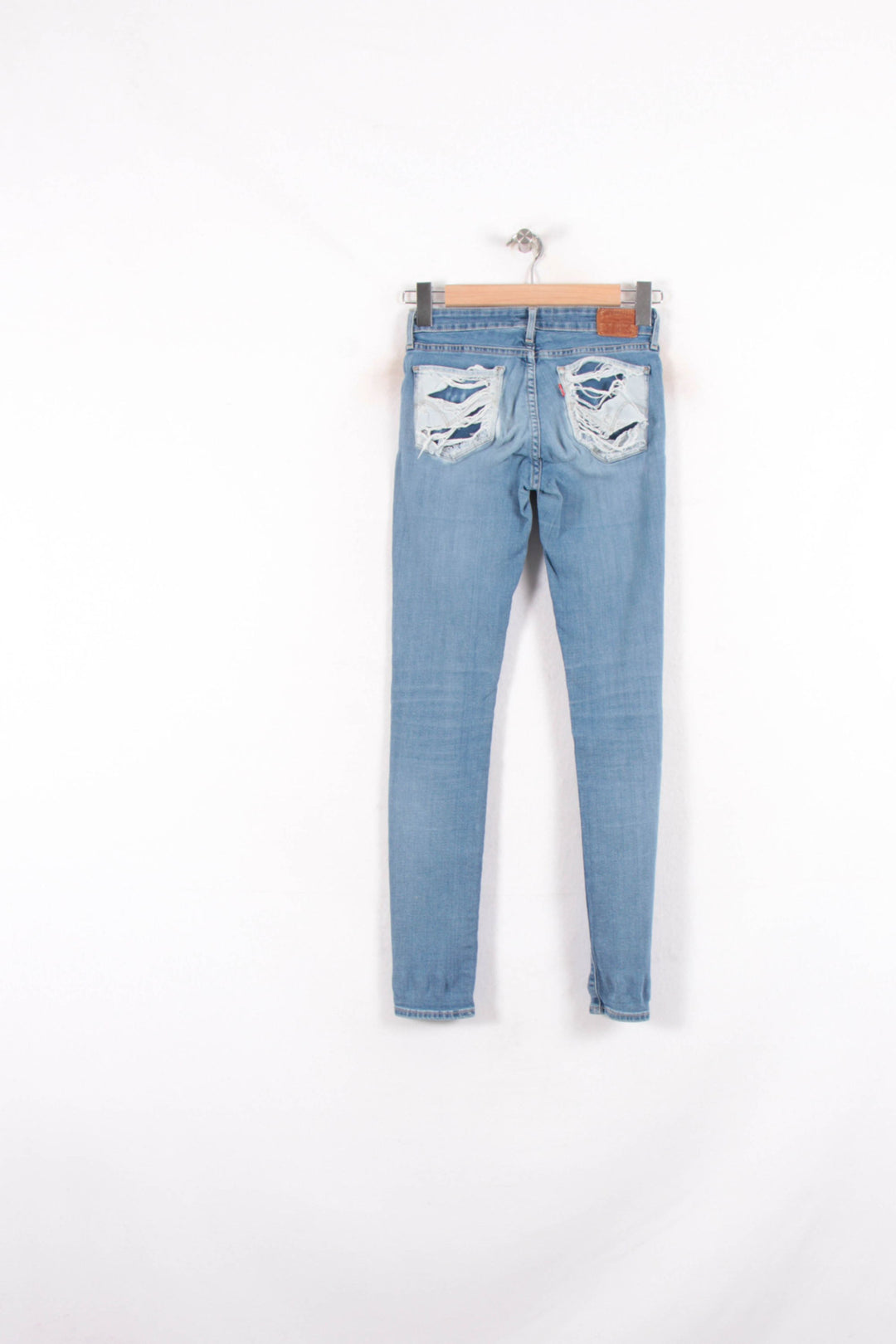 Jean Skinny Bleu - Taille S/36 de la marque Levi's | PARAD82498 - Vendu par Paradigme - Image 4