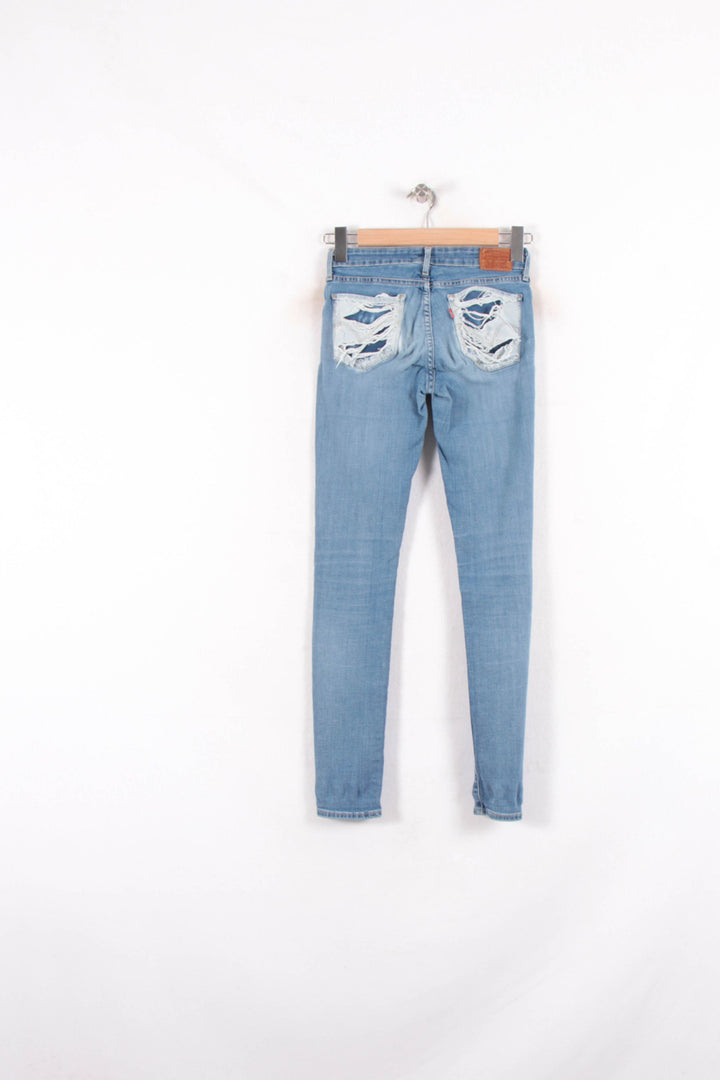 Jean Skinny Bleu - Taille S/36 de la marque Levi's | PARAD82498 - Vendu par Paradigme - Image 4