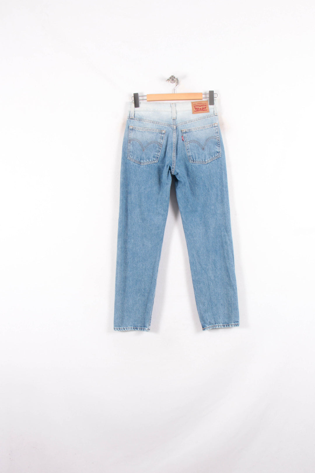 Jean Droit Bleu - Taille S/36 de la marque Levi's | PARAD82499 - Vendu par Paradigme - Image 4