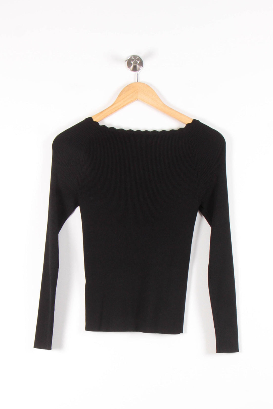 Pull Noir - Taille S/36 de la marque Sandro | PARAD82505 - Vendu par Paradigme - Image 4