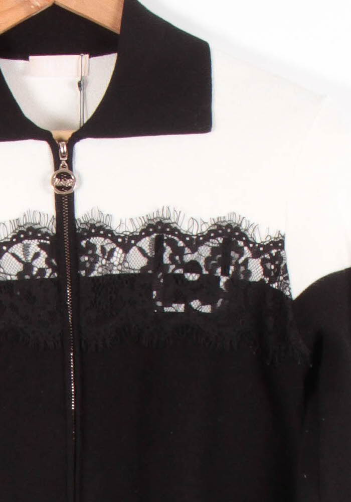 Cardigan Noir et Blanc - Taille XS/34 de la marque Liu Jo | PARAD82506 - Vendu par Paradigme - Image 3