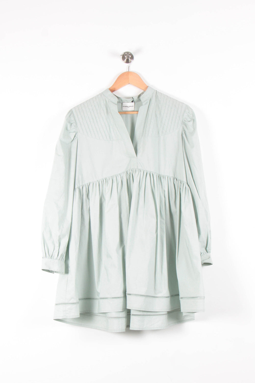 Robe Courte Verte - Taille XS/34 de la marque Claudie Pierlot | PARAD82507 - Vendu par Paradigme - Image 2