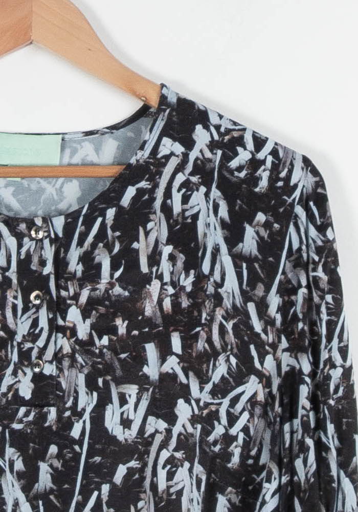 Blouse Noire et Blanche - Taille L/40 de la marque Heimstone | PARAD82509 - Vendu par Paradigme - Image 3