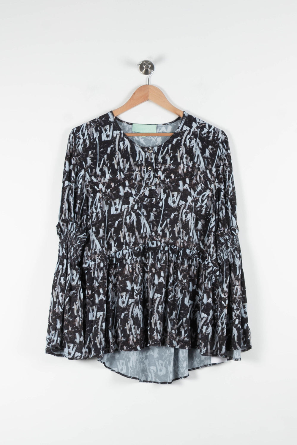 Blouse Noire et Blanche - Taille L/40 de la marque Heimstone | PARAD82509 - Vendu par Paradigme - Image 2