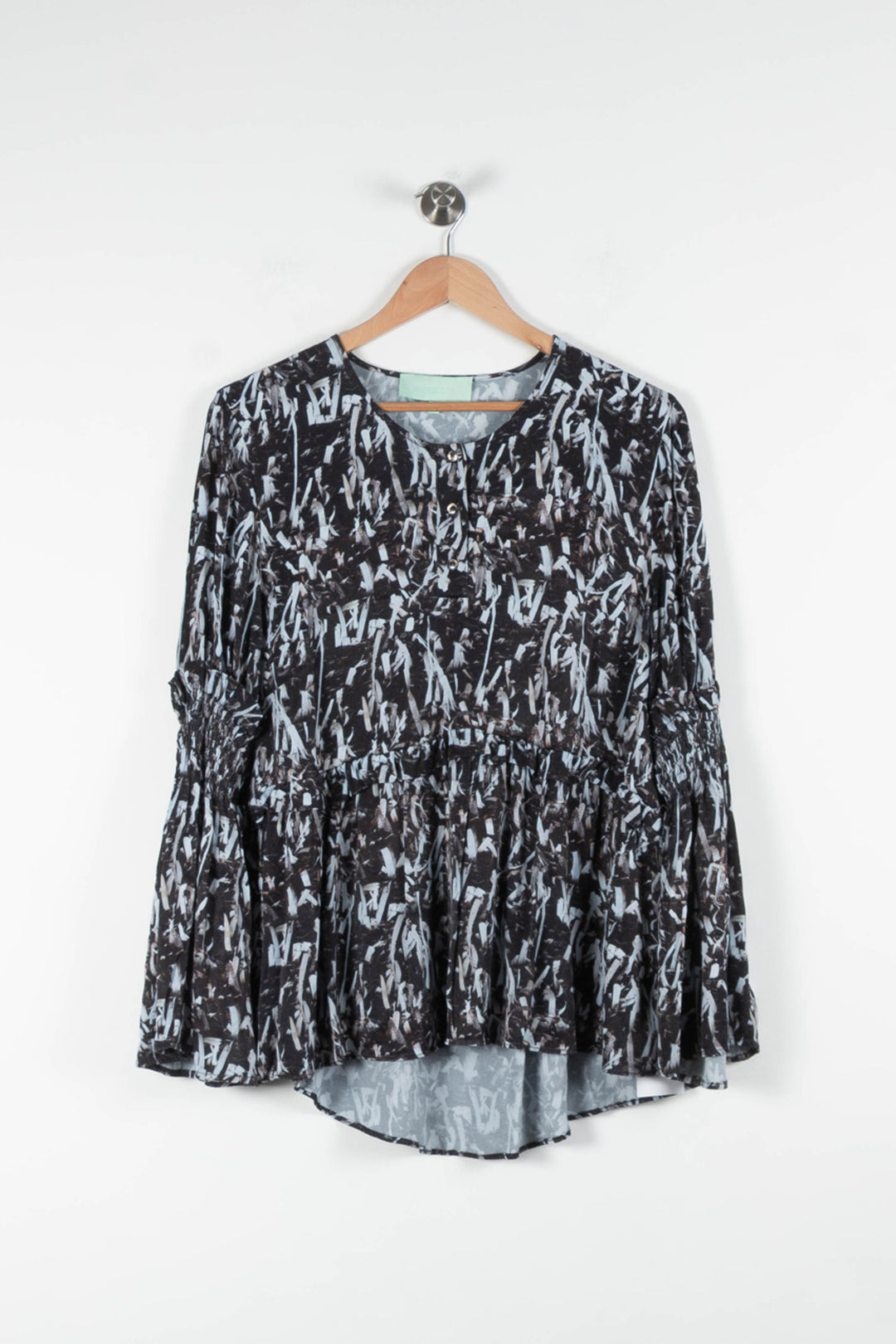 Blouse Noire et Blanche - Taille L/40 de la marque Heimstone | PARAD82509 - Vendu par Paradigme - Image 2