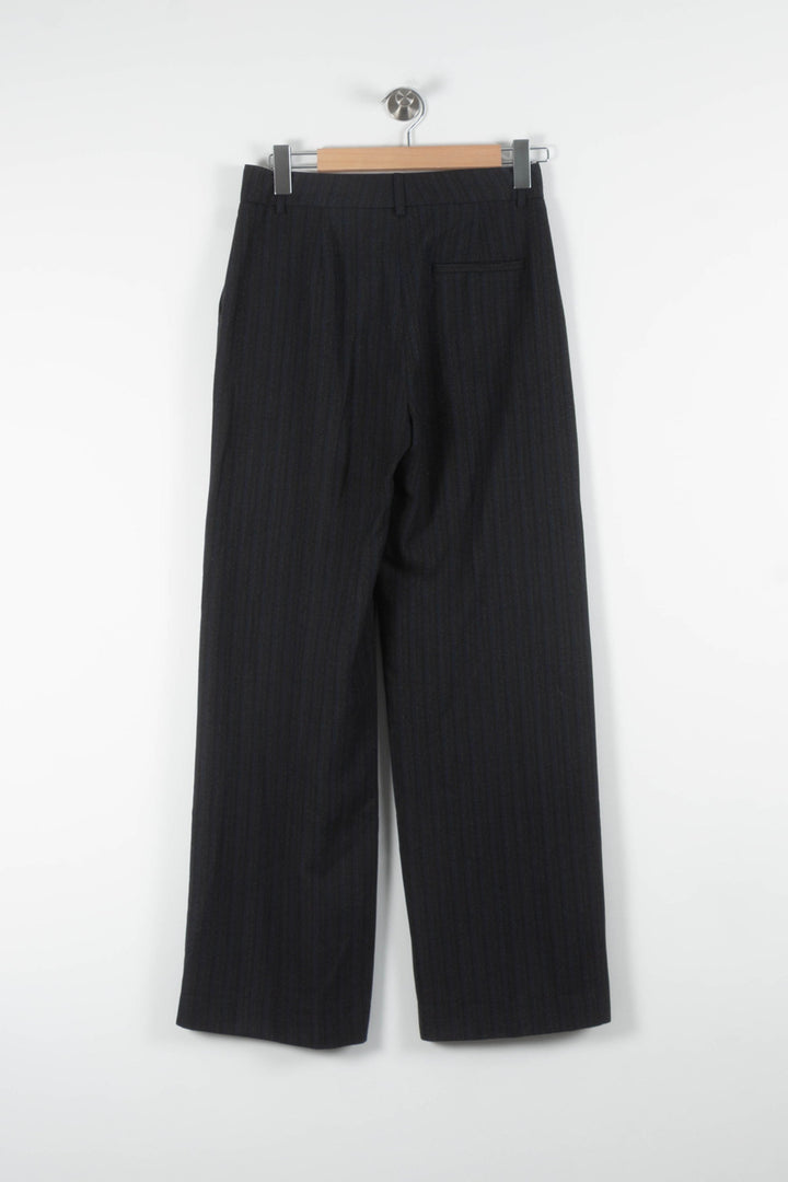Pantalon Large Gris - Taille M/38 de la marque La Fée Maraboutée | PARAD82518 - Vendu par Paradigme - Image 4