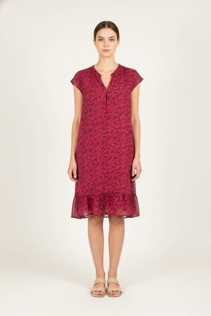 Robe Courte Rose - Taille L/40 de la marque IKKS | PARAD82525 - Vendu par Paradigme - Image 1