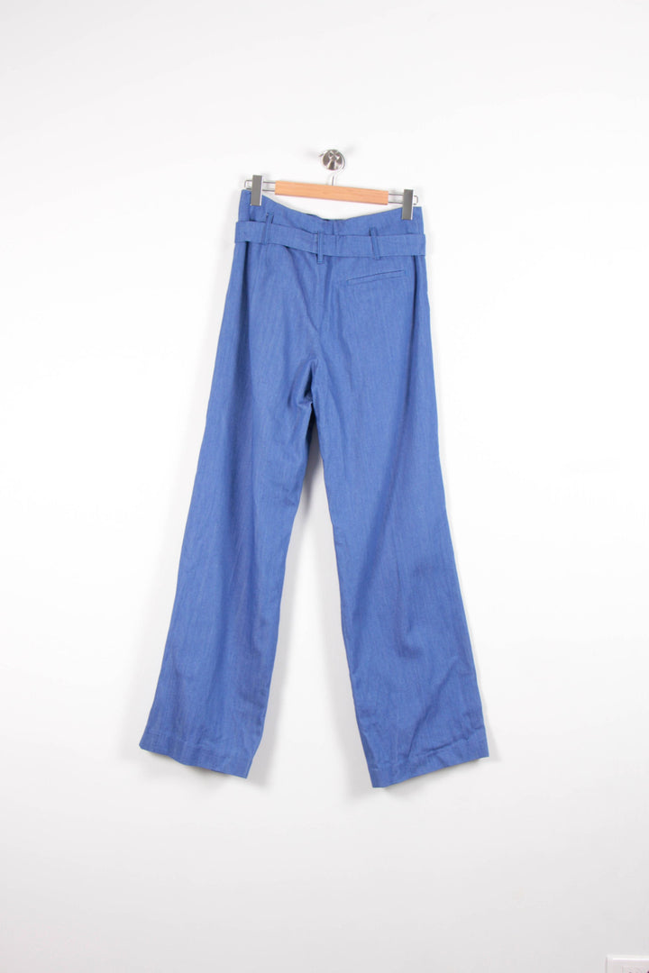 Pantalon Large Bleu - Taille M/38 de la marque Sézane | PARAD82533 - Vendu par Paradigme - Image 4