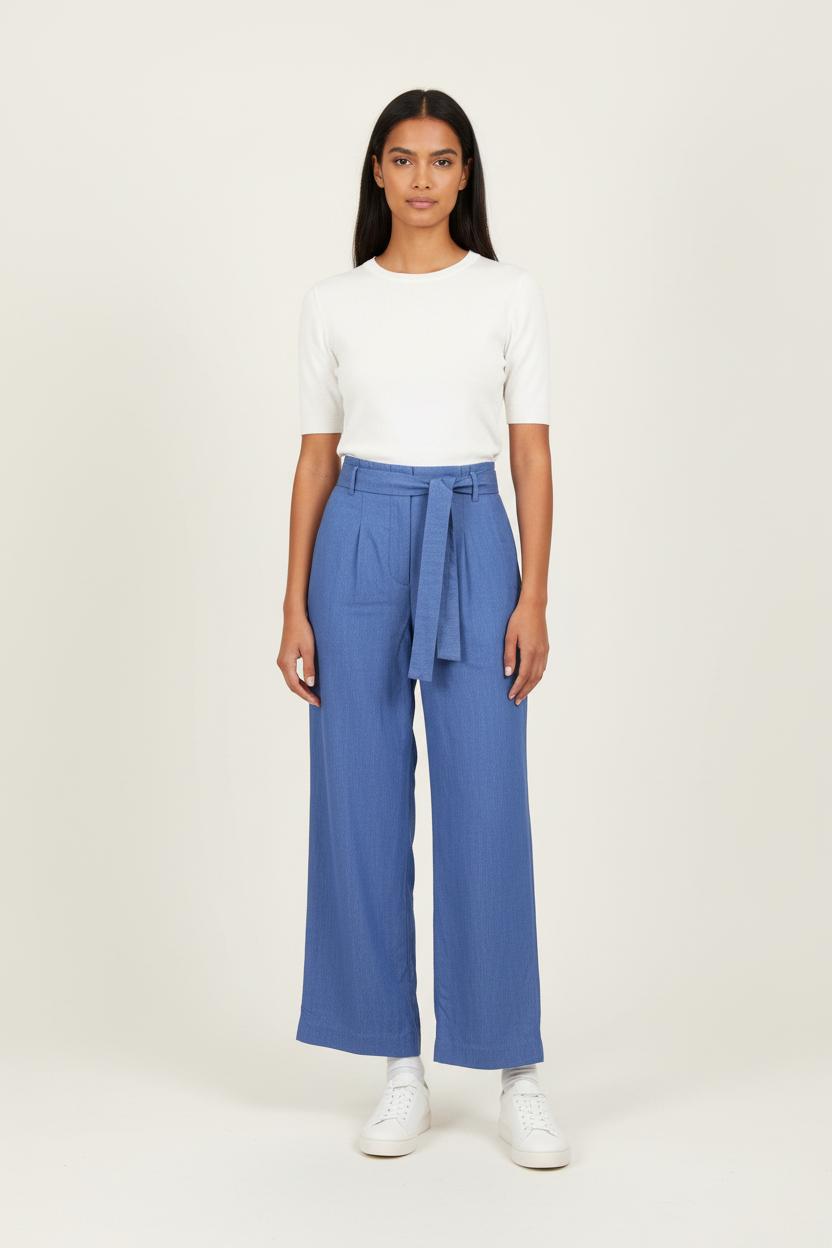Pantalon Large Bleu - Taille M/38 de la marque Sézane | PARAD82533 - Vendu par Paradigme - Image 1