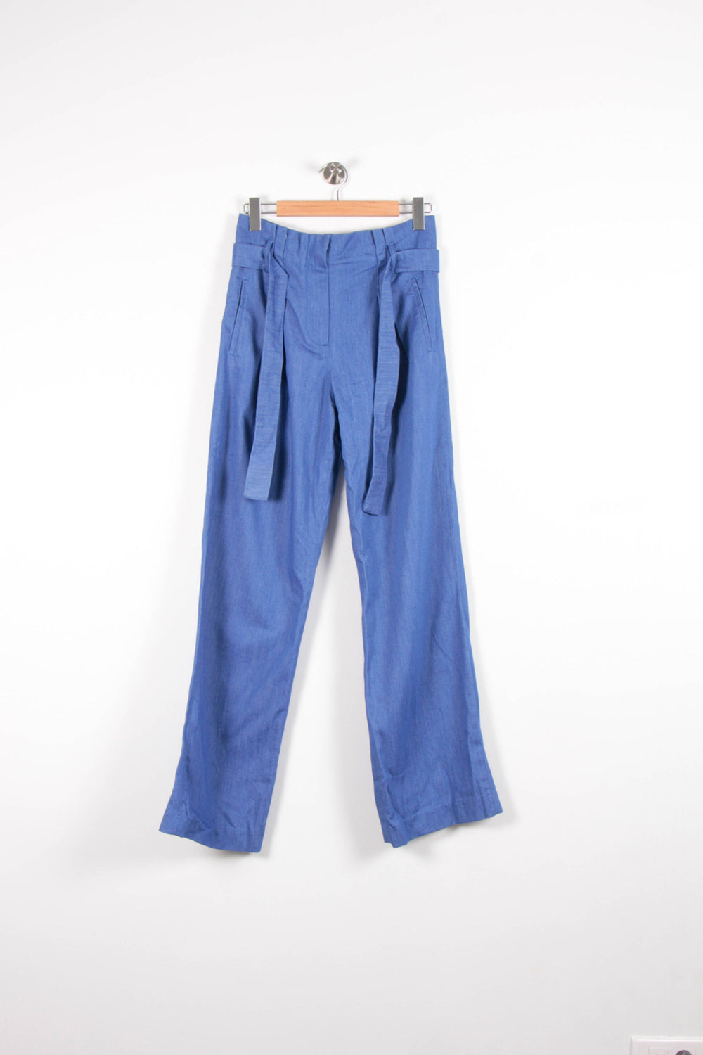 Pantalon Large Bleu - Taille M/38 de la marque Sézane | PARAD82533 - Vendu par Paradigme - Image 2