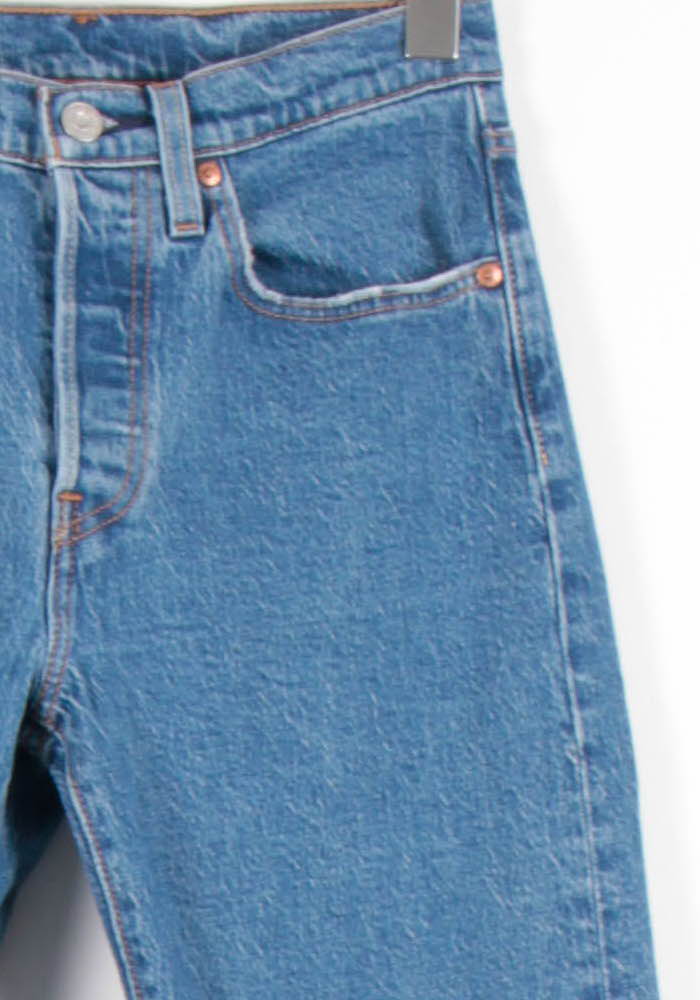 Jean Droit Bleu - Taille S/36 de la marque Levi's | PARAD82536 - Vendu par Paradigme - Image 3