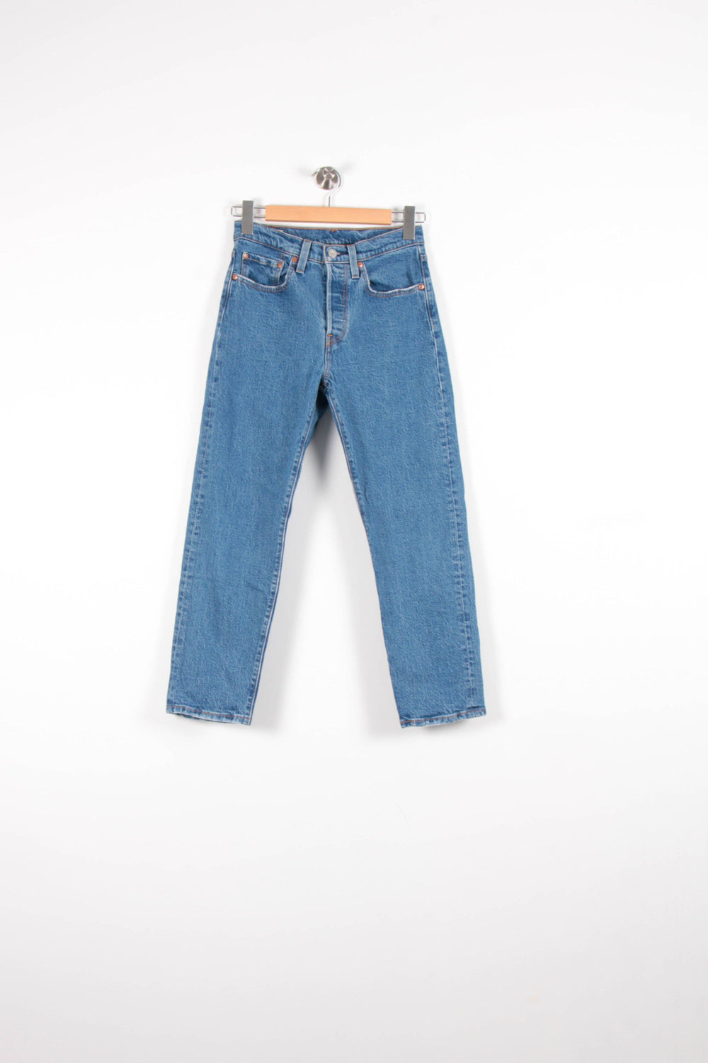Jean Droit Bleu - Taille S/36 de la marque Levi's | PARAD82536 - Vendu par Paradigme - Image 2