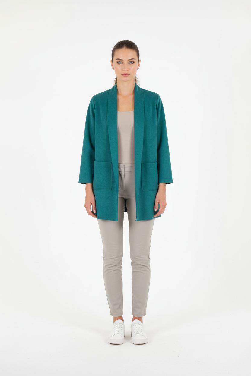 Veste Verte - Taille S/36 de la marque La Fée Maraboutée | PARAD82539 - Vendu par Paradigme - Image 1