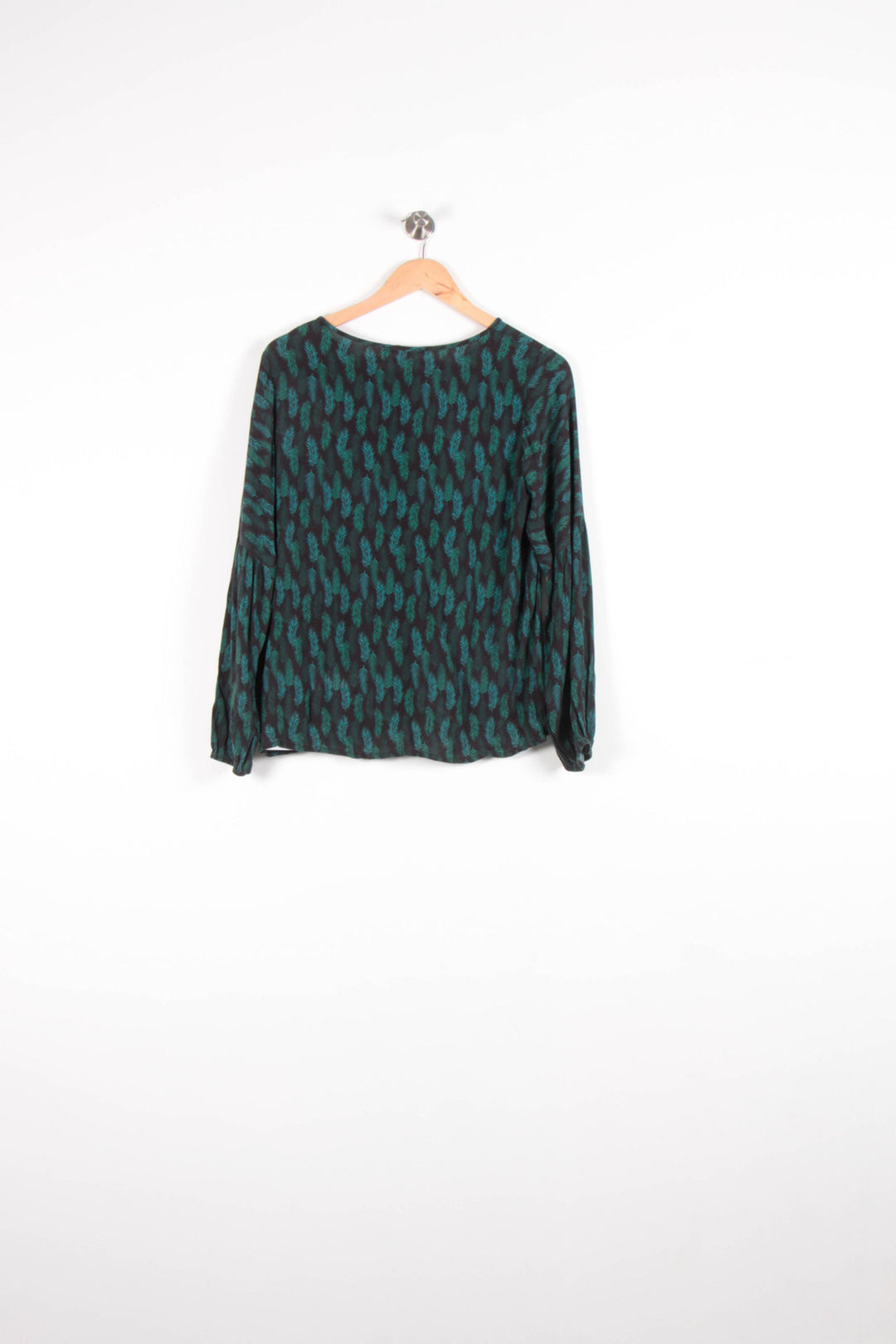 Blouse Verte et Noire - Taille XL/42 de la marque La Fée Maraboutée | PARAD82540 - Vendu par Paradigme - Image 4