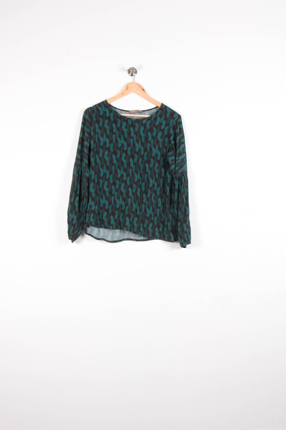 Blouse Verte et Noire - Taille XL/42 de la marque La Fée Maraboutée | PARAD82540 - Vendu par Paradigme - Image 2