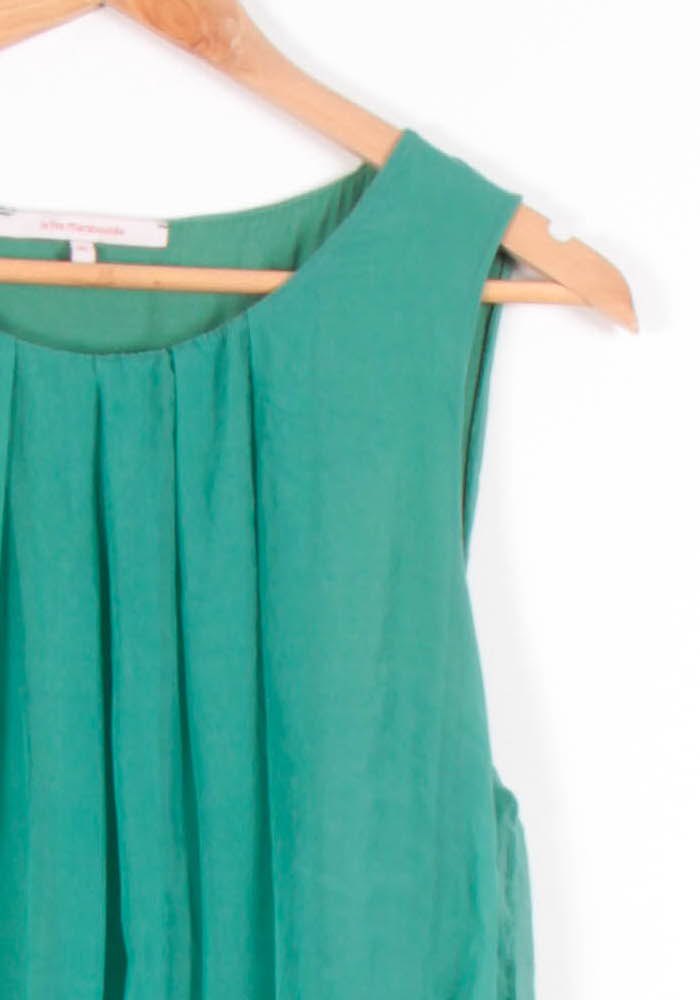 Robe Longue Verte - Taille L/40 de la marque La Fée Maraboutée | PARAD82543 - Vendu par Paradigme - Image 3