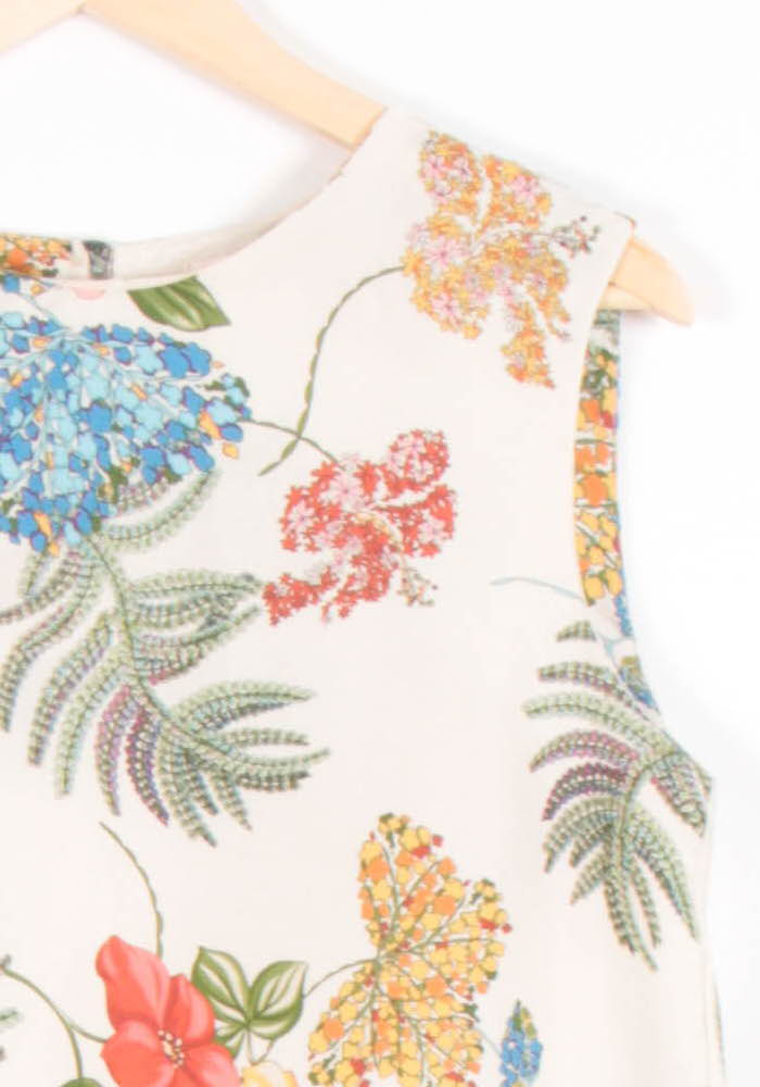 Robe Sans Manches Multicolore - Taille M/38 de la marque La Fée Maraboutée | PARAD82544 - Vendu par Paradigme - Image 3