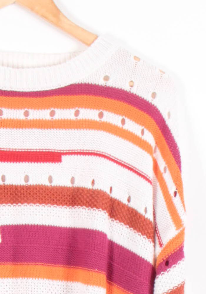 Pull Multicolore - Taille M/38 de la marque La Fée Maraboutée | PARAD82545 - Vendu par Paradigme - Image 3