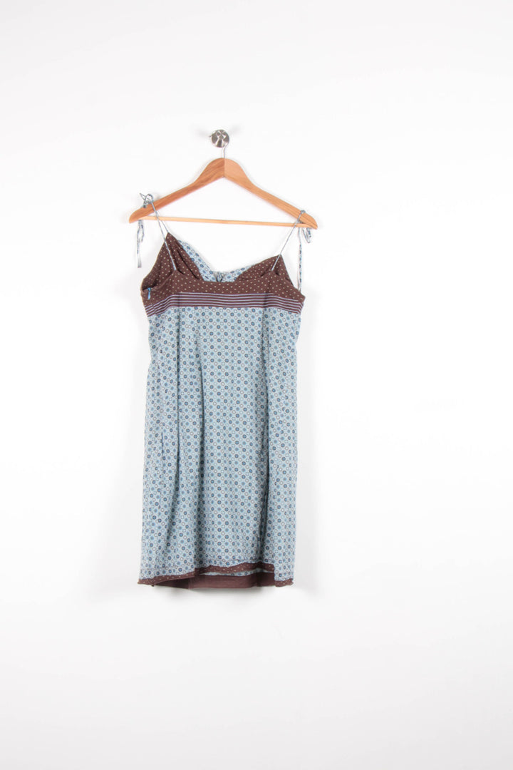 Robe Courte Bleue et Marron - Taille XL/42 de la marque One Step | PARAD82550 - Vendu par Paradigme - Image 4