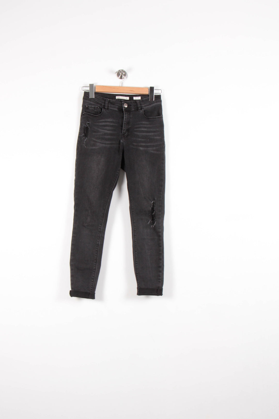 Jean Skinny Noir - Taille S/36 de la marque IKKS | PARAD82555 - Vendu par Paradigme - Image 2