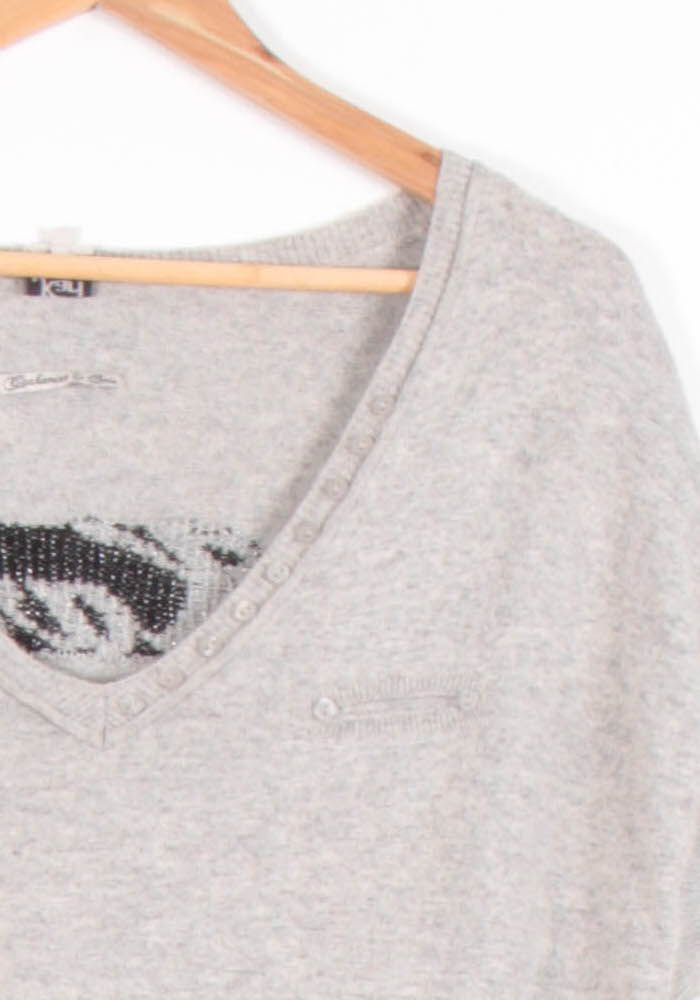 Robe Pull Grise - Taille M/38 de la marque Karl Marc John | PARAD82557 - Vendu par Paradigme - Image 3