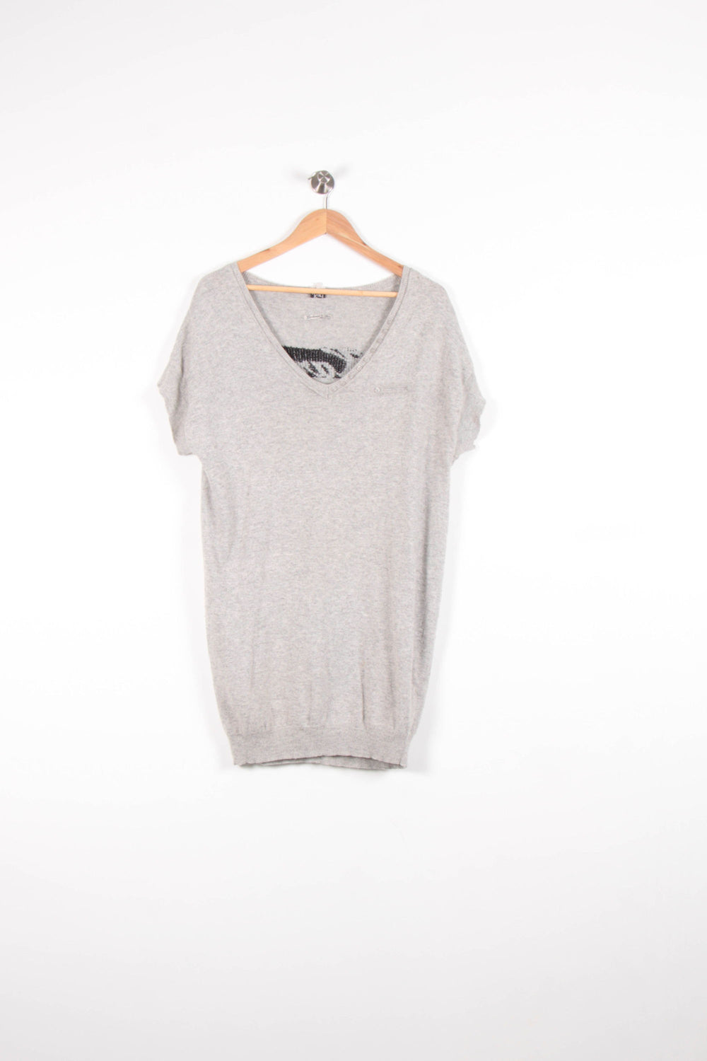 Robe Pull Grise - Taille M/38 de la marque Karl Marc John | PARAD82557 - Vendu par Paradigme - Image 2