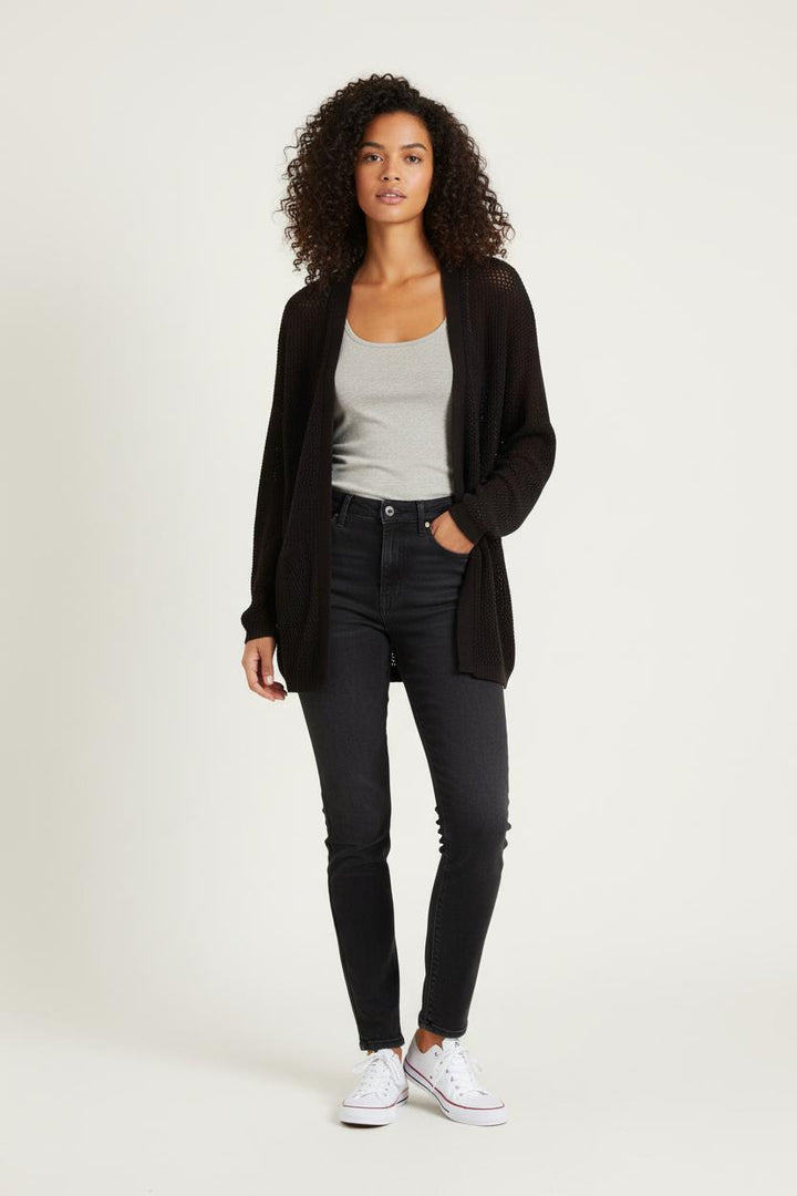 Cardigan Noir - Taille M/38 de la marque IKKS | PARAD82559 - Vendu par Paradigme - Image 1
