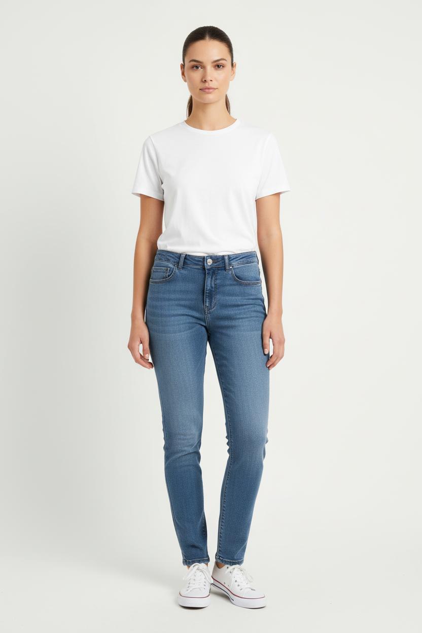 Jean Slim Bleu - Taille XS/34 de la marque IKKS | PARAD82561 - Vendu par Paradigme - Image 1