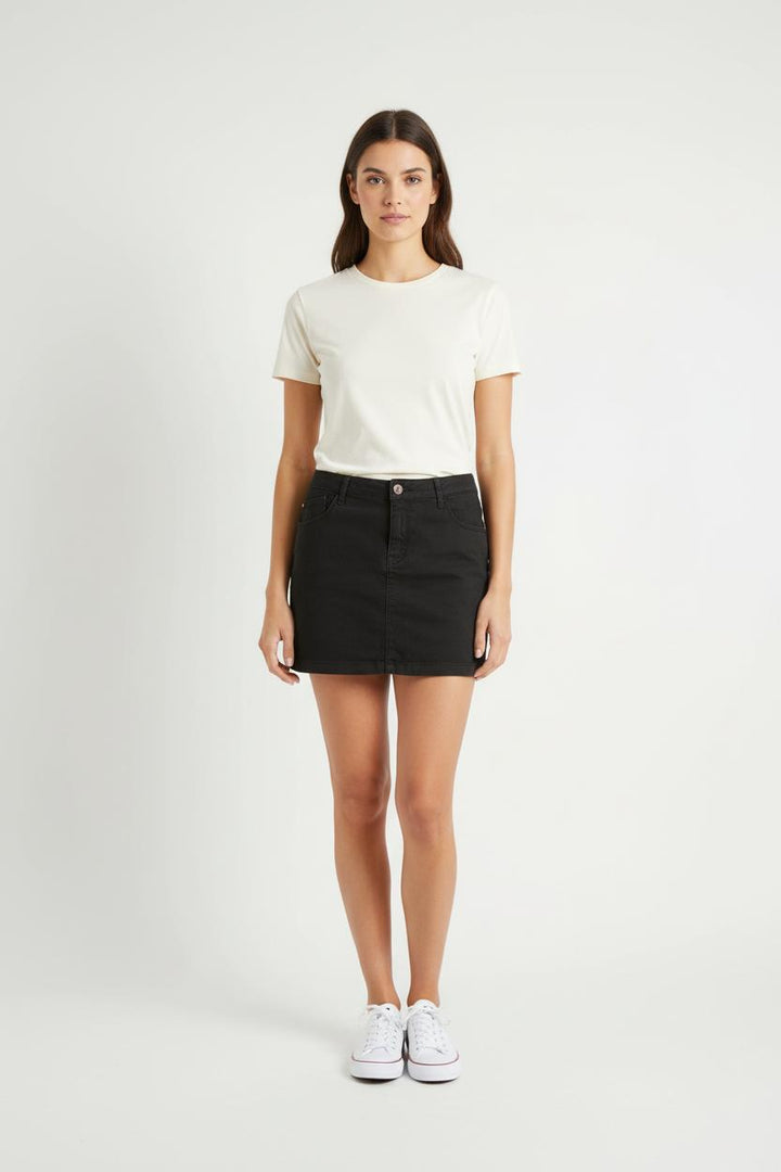 Jupe Courte Noire - Taille M/38 de la marque IKKS | PARAD82563 - Vendu par Paradigme - Image 1