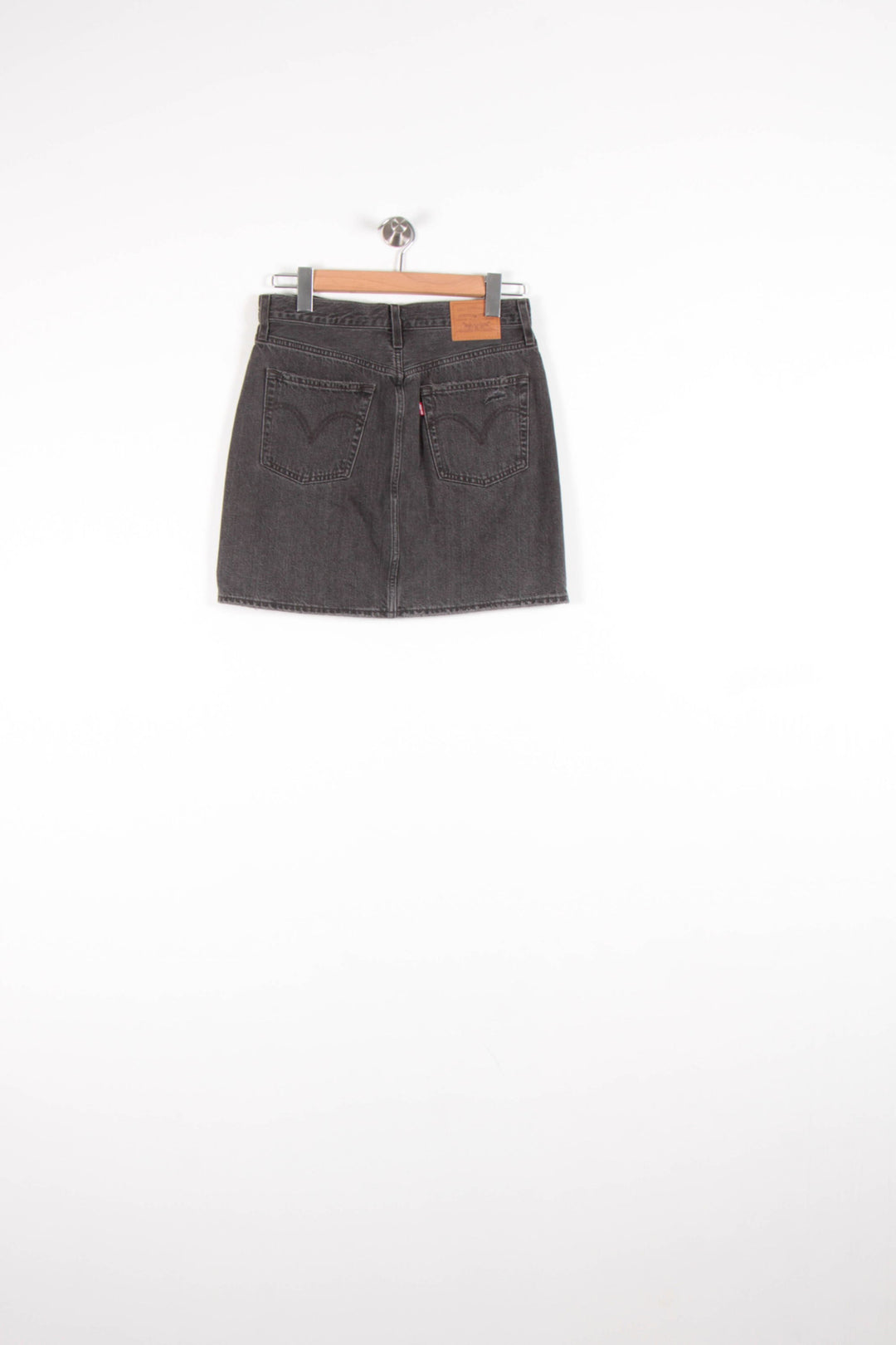 Jupe en Jean Grise - Taille S/36 de la marque Levi's | PARAD82568 - Vendu par Paradigme - Image 4
