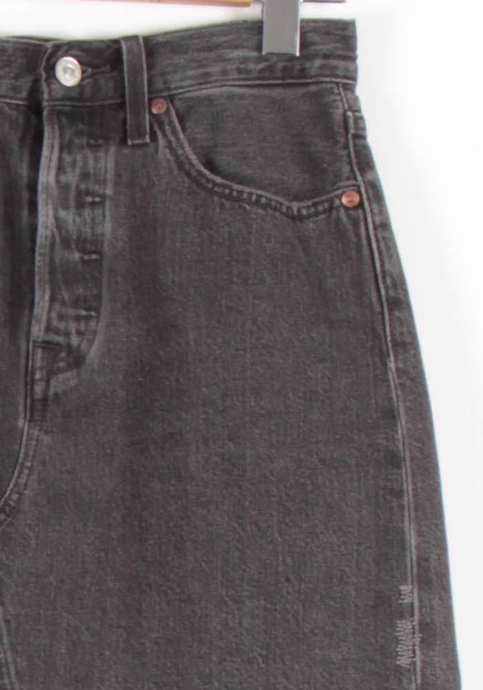 Jupe en Jean Grise - Taille S/36 de la marque Levi's | PARAD82568 - Vendu par Paradigme - Image 3