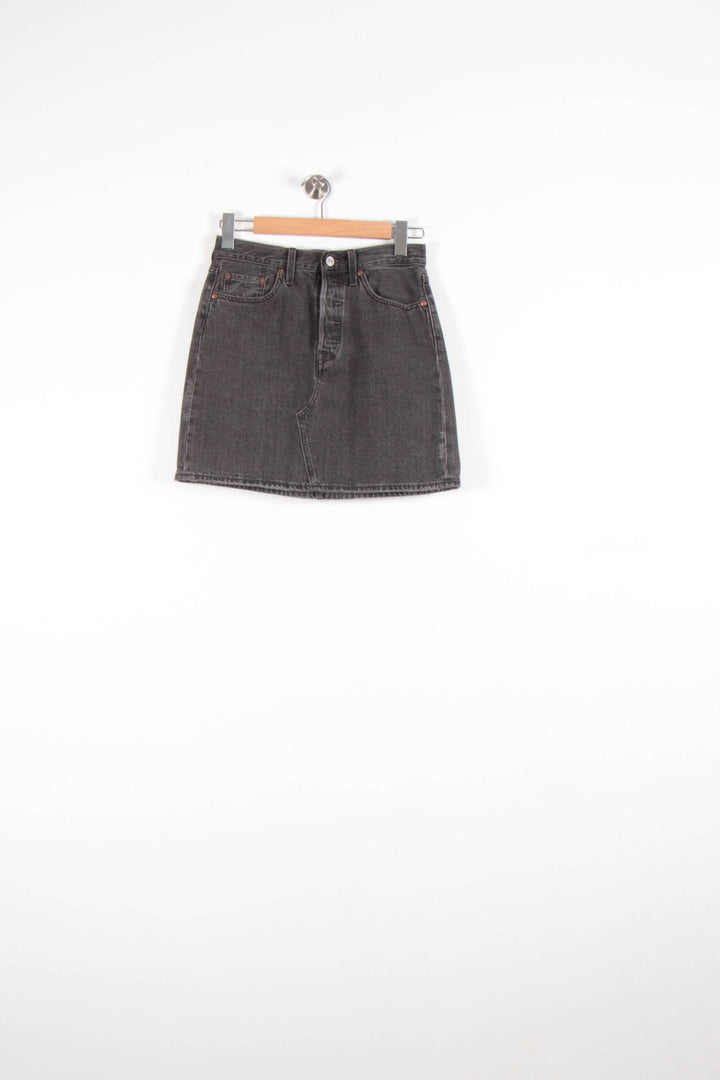 Jupe en Jean Grise - Taille S/36 de la marque Levi's | PARAD82568 - Vendu par Paradigme - Image 2