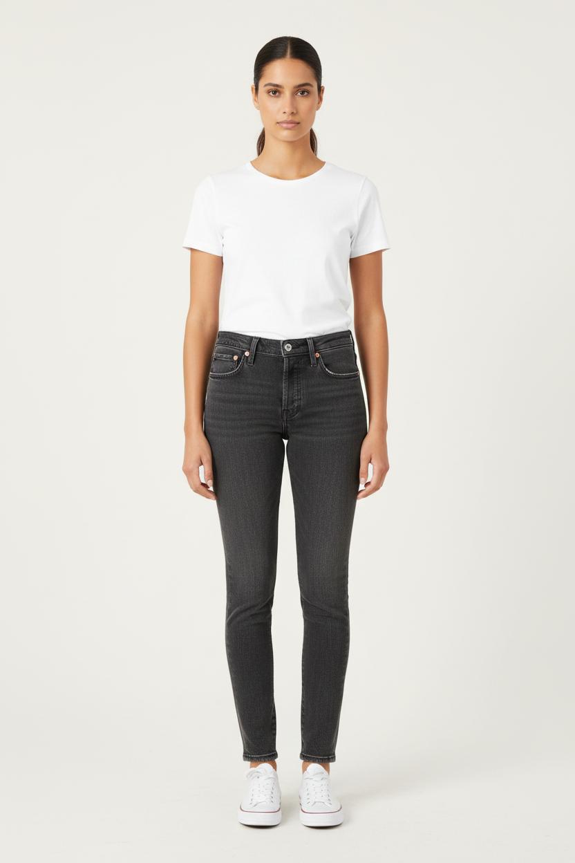 Jean Skinny Gris - Taille S/36 de la marque Levi's | PARAD82570 - Vendu par Paradigme - Image 1