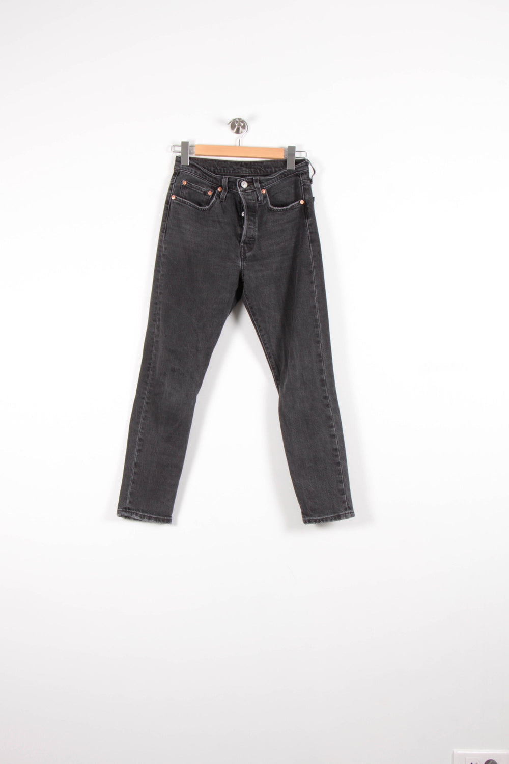 Jean Skinny Gris - Taille S/36 de la marque Levi's | PARAD82570 - Vendu par Paradigme - Image 2