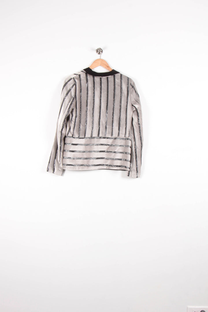 Blazer Gris et Noir - Taille S/36 de la marque IKKS | PARAD82577 - Vendu par Paradigme - Image 4