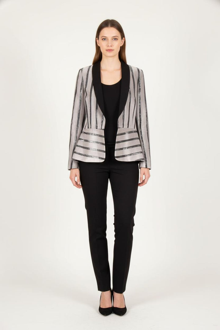 Blazer Gris et Noir - Taille S/36 de la marque IKKS | PARAD82577 - Vendu par Paradigme - Image 1