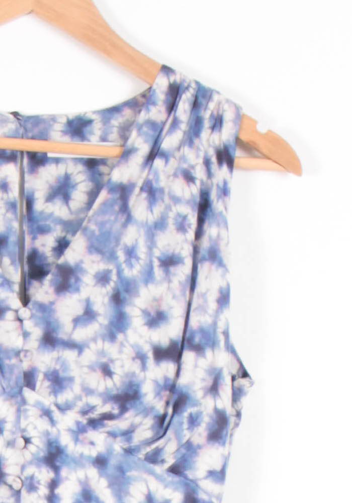 Robe Longue Bleu et Blanc - Taille S/36 de la marque ZAPA | PARAD82591 - Vendu par Paradigme - Image 3
